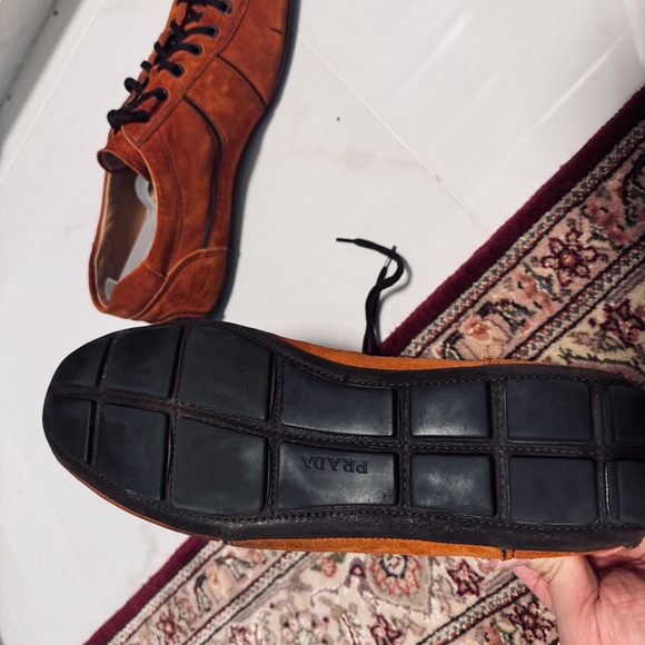 Prada Orange Snakers - Picture 3 of 6